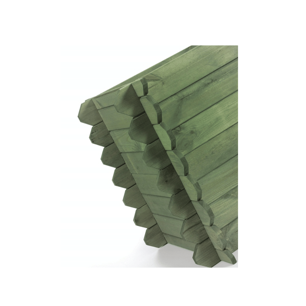 Donica na warzywa skrzynia na rośliny drewniana donica ogrodowa zielnik EKO