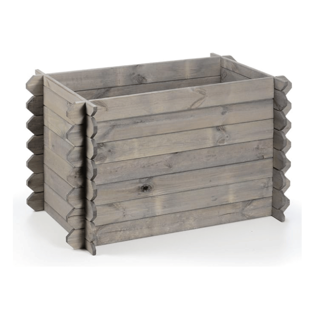 Donica na warzywa skrzynia na rośliny drewniana donica ogrodowa zielnik EKO