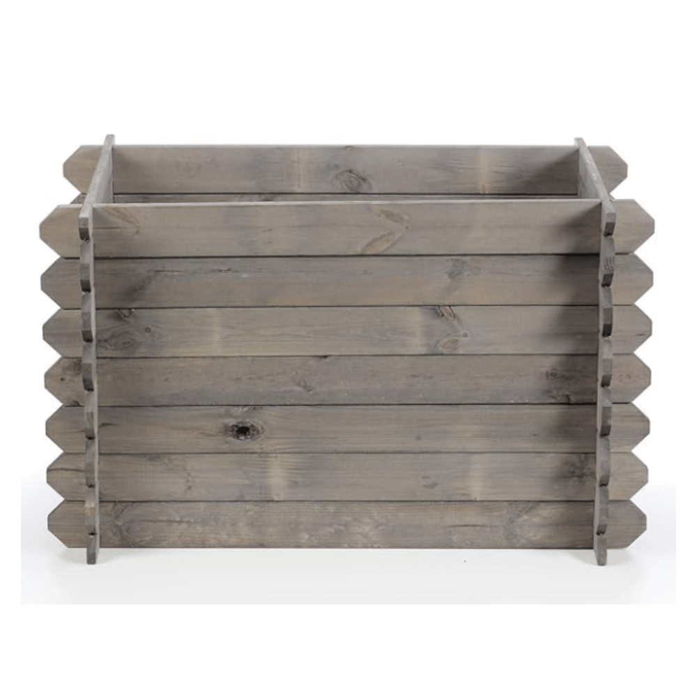 Donica na warzywa skrzynia na rośliny drewniana donica ogrodowa zielnik EKO