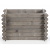 Donica na warzywa skrzynia na rośliny drewniana donica ogrodowa zielnik EKO