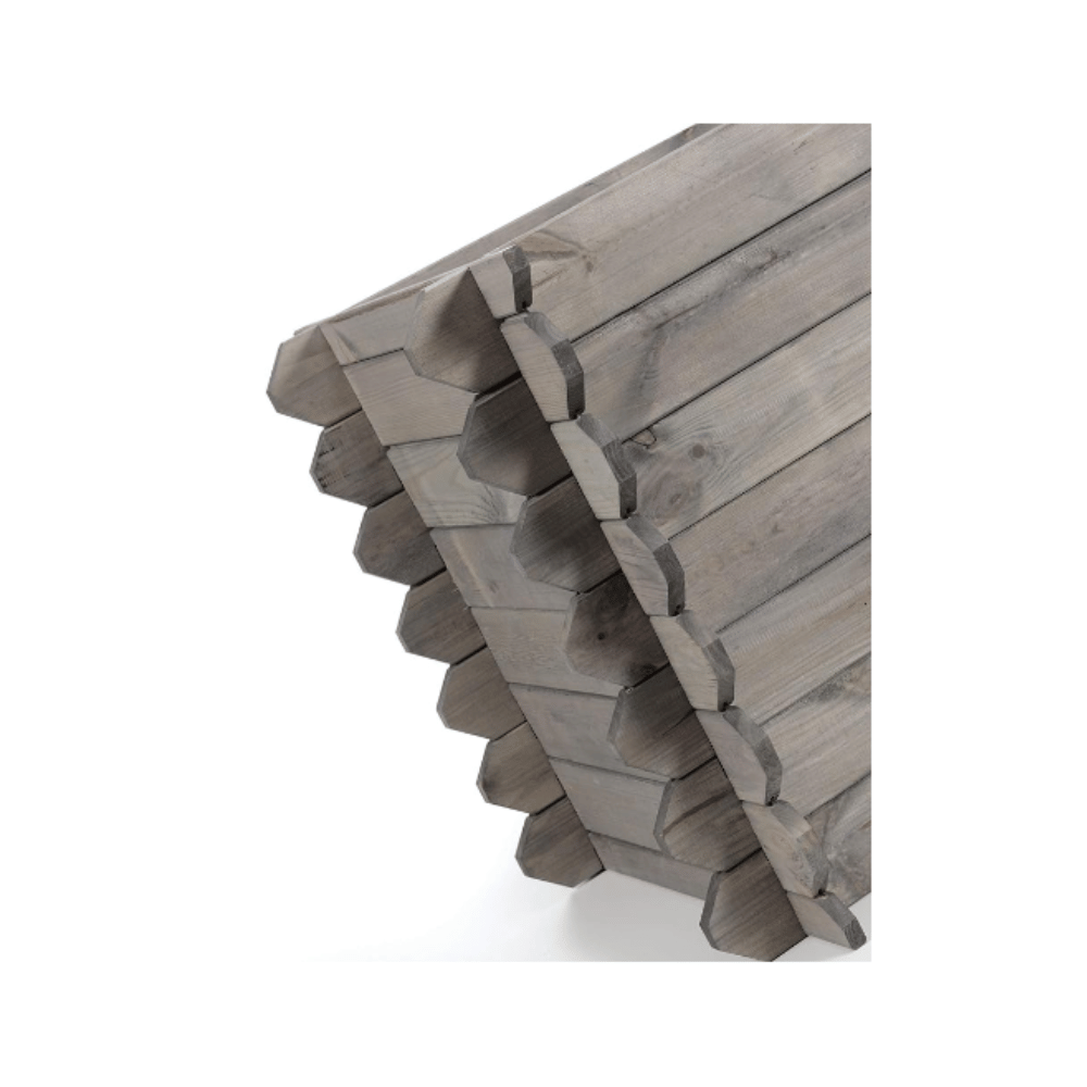 Donica na warzywa skrzynia na rośliny drewniana donica ogrodowa zielnik EKO