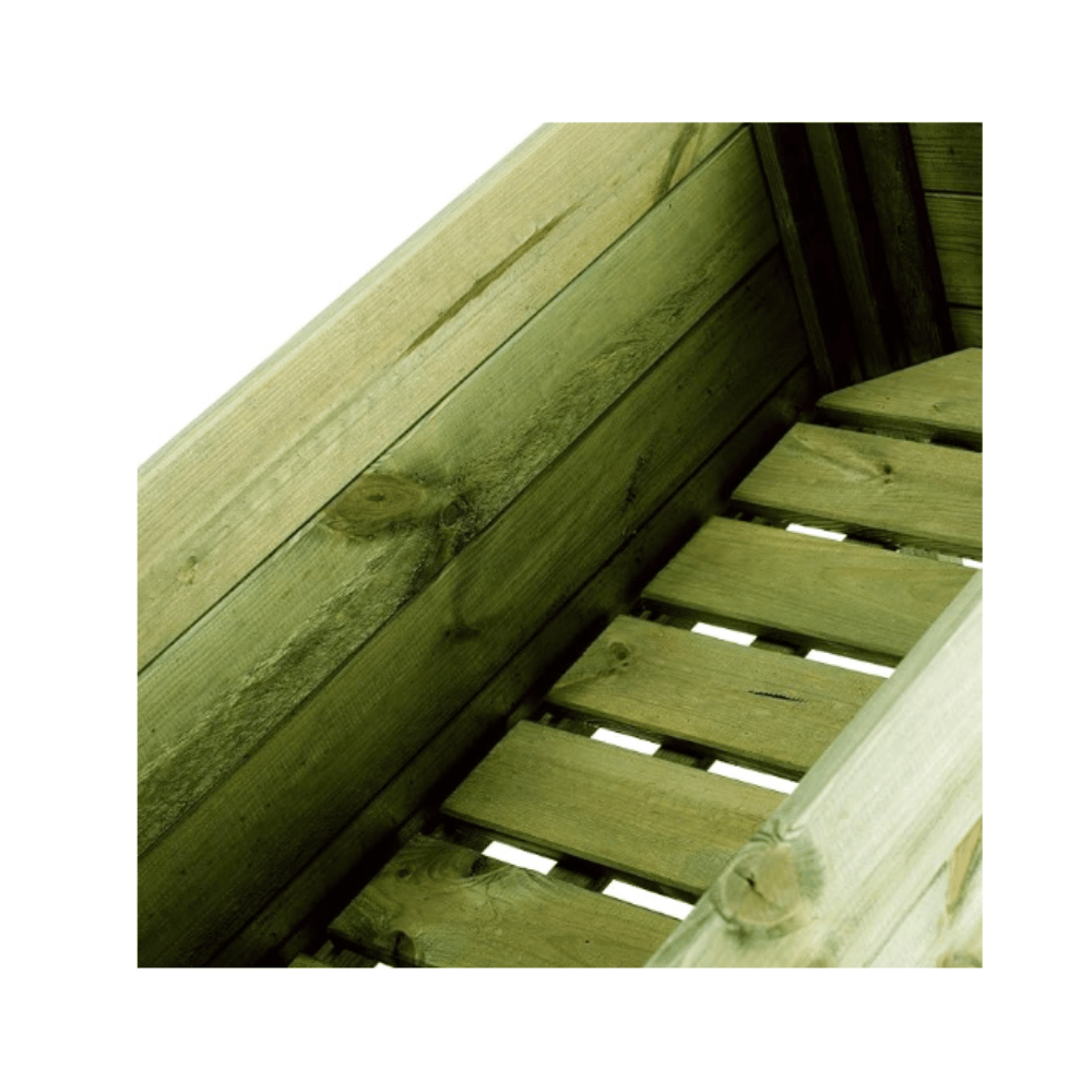 Donica na nogach donica ogrodowa drewniana donica balkonowa na zioła 100x50