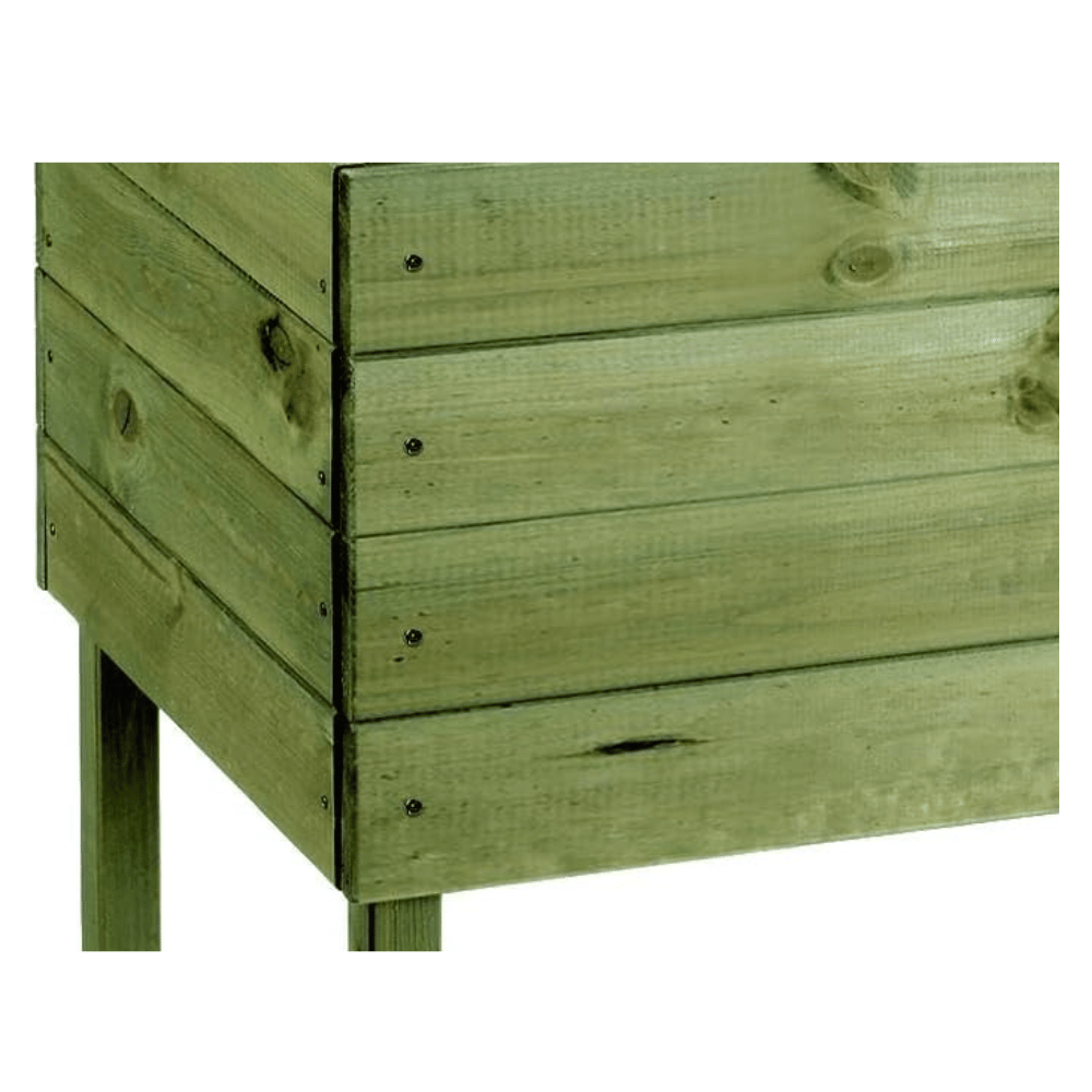 Donica na nogach donica ogrodowa drewniana donica balkonowa na zioła 100x50