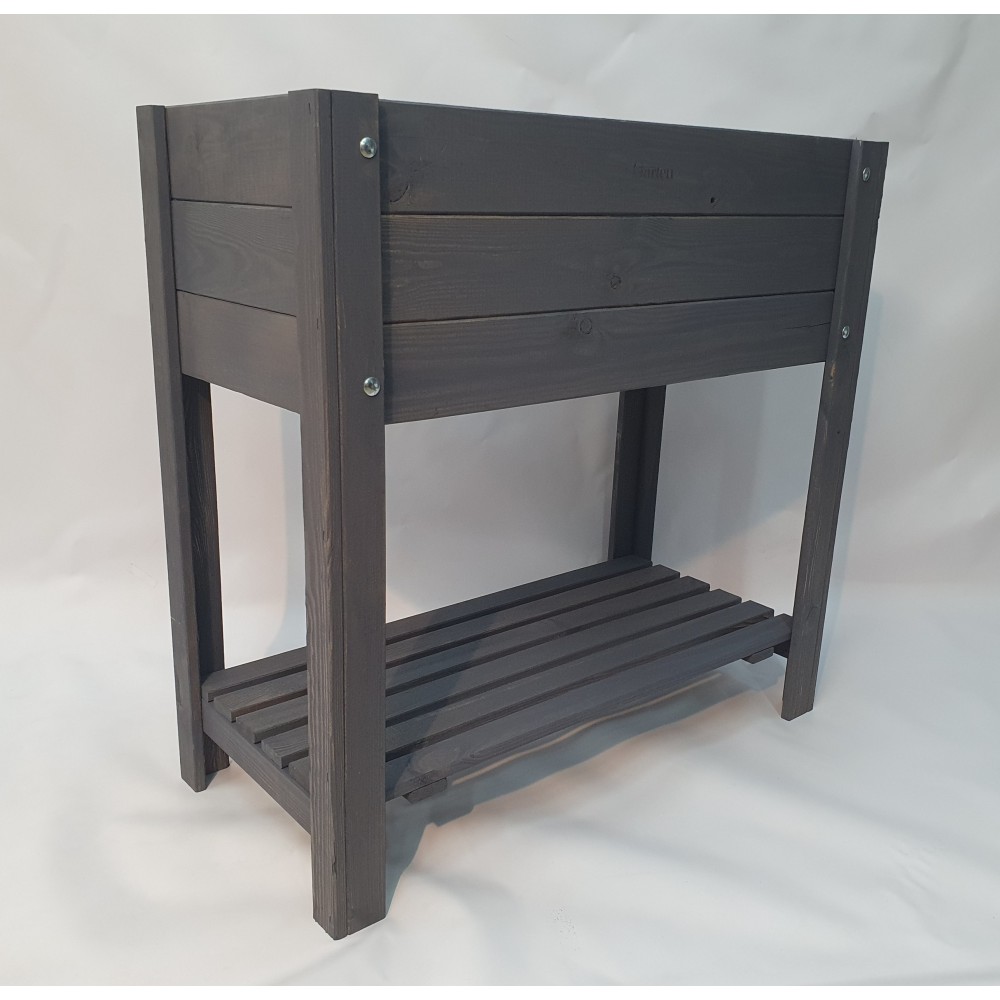 Drewniana donica ogrodowa skrzynia na zioła ziołownik donica na warzywa EKO