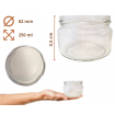 Słoiki 250ml słoiczki na dżem przyprawy deserki konfitury 10szt. 82mm PZH