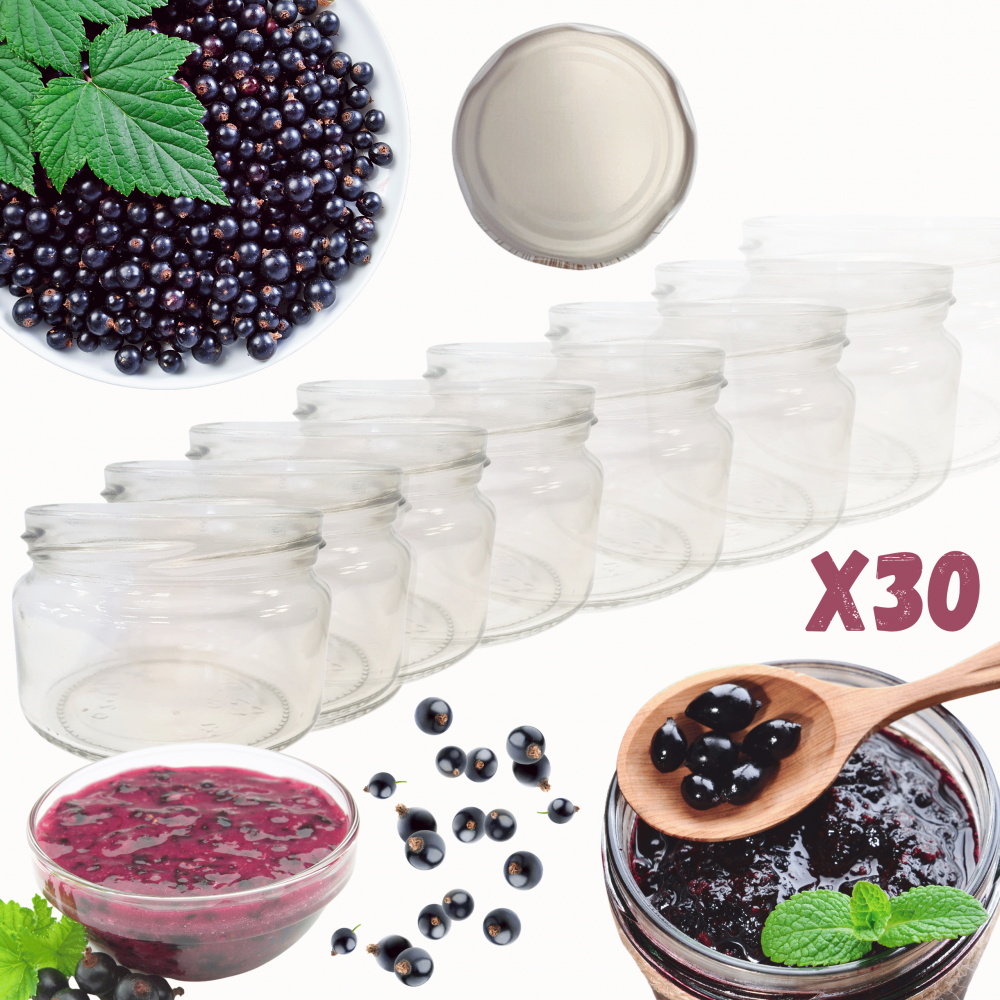 Słoiki 250ml słoiczki na dżem przyprawy deserki konfitury 30szt. 82mm PZH