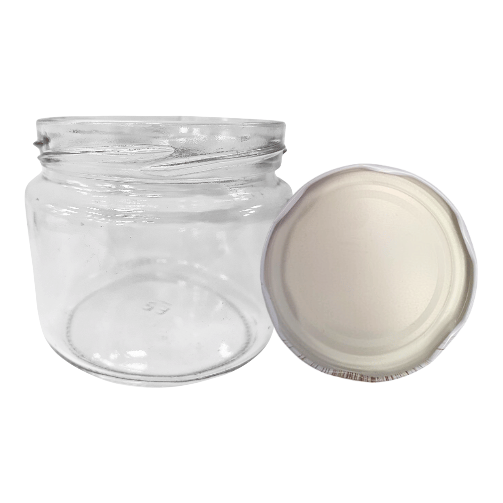 Słoik 330ml KOMPLET z POKRYWKĄ słoik dżemy konfitury przyprawy grzybki 82mm