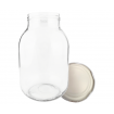 Słoik 3000ml 3l na ogórki soki grzyby nalewki KOMPLET z POKRYWKĄ 100mm PZH