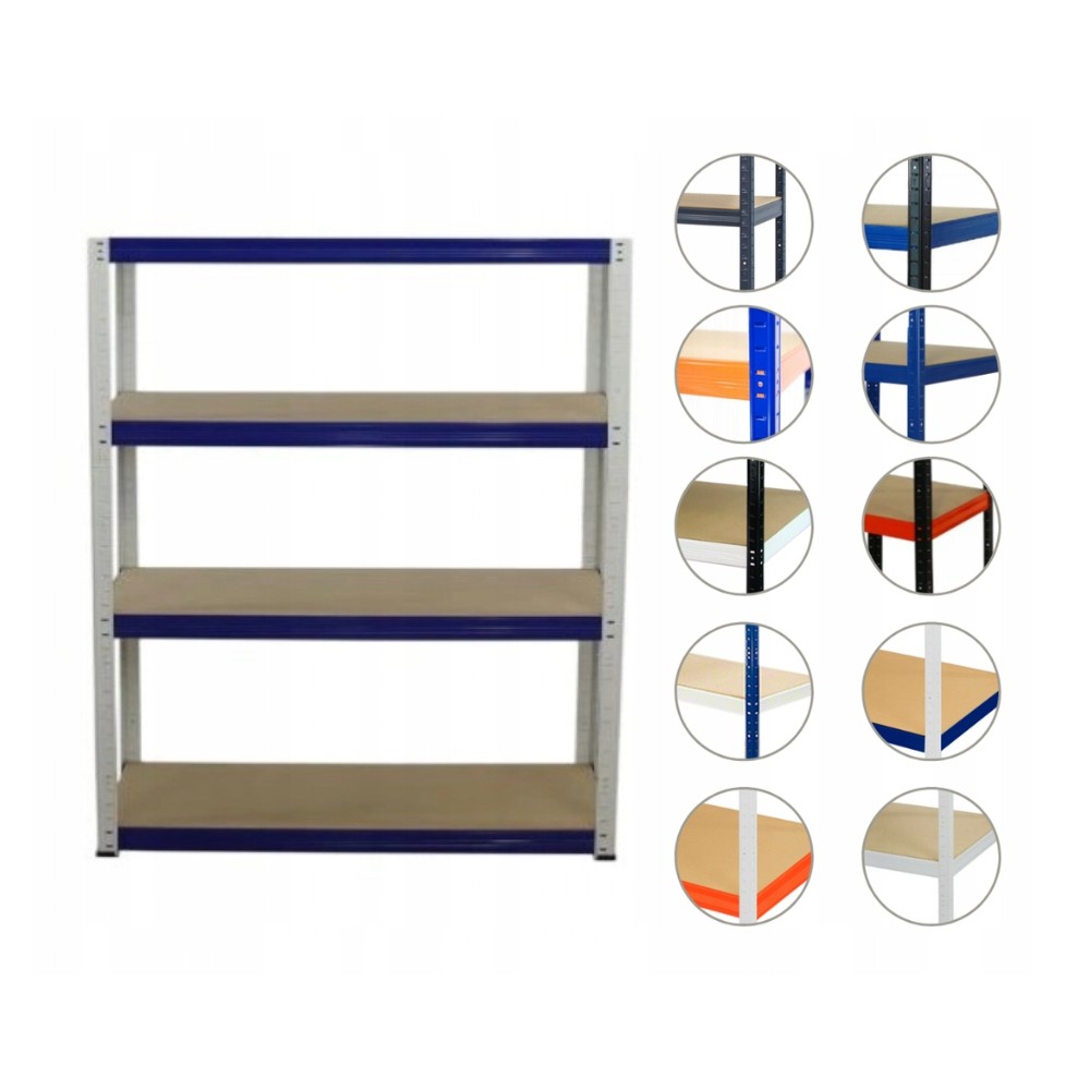 Regał metalowy HELIOS HWN 180x180x60 4x175kg