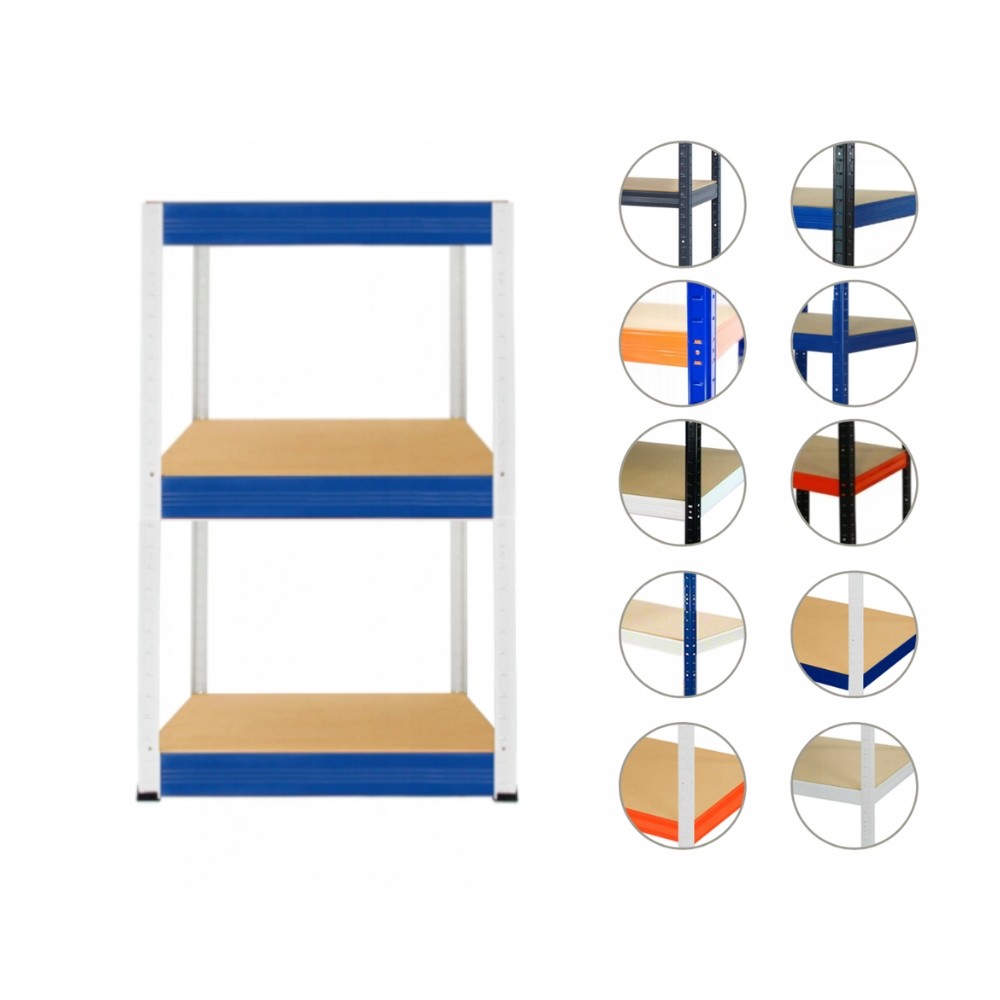 Regał metalowy HELIOS HWN 90x030x30 3 półki