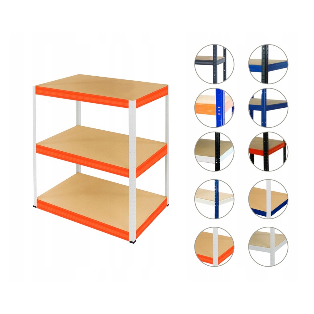 Regał metalowy HELIOS HWO 90x180x60 3x175kg