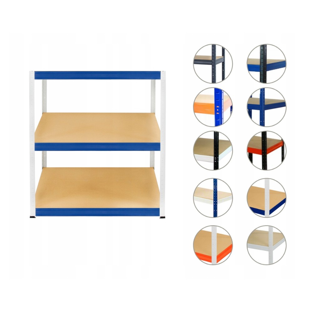 Regał metalowy HELIOS HWN 90x100x50 3x400kg