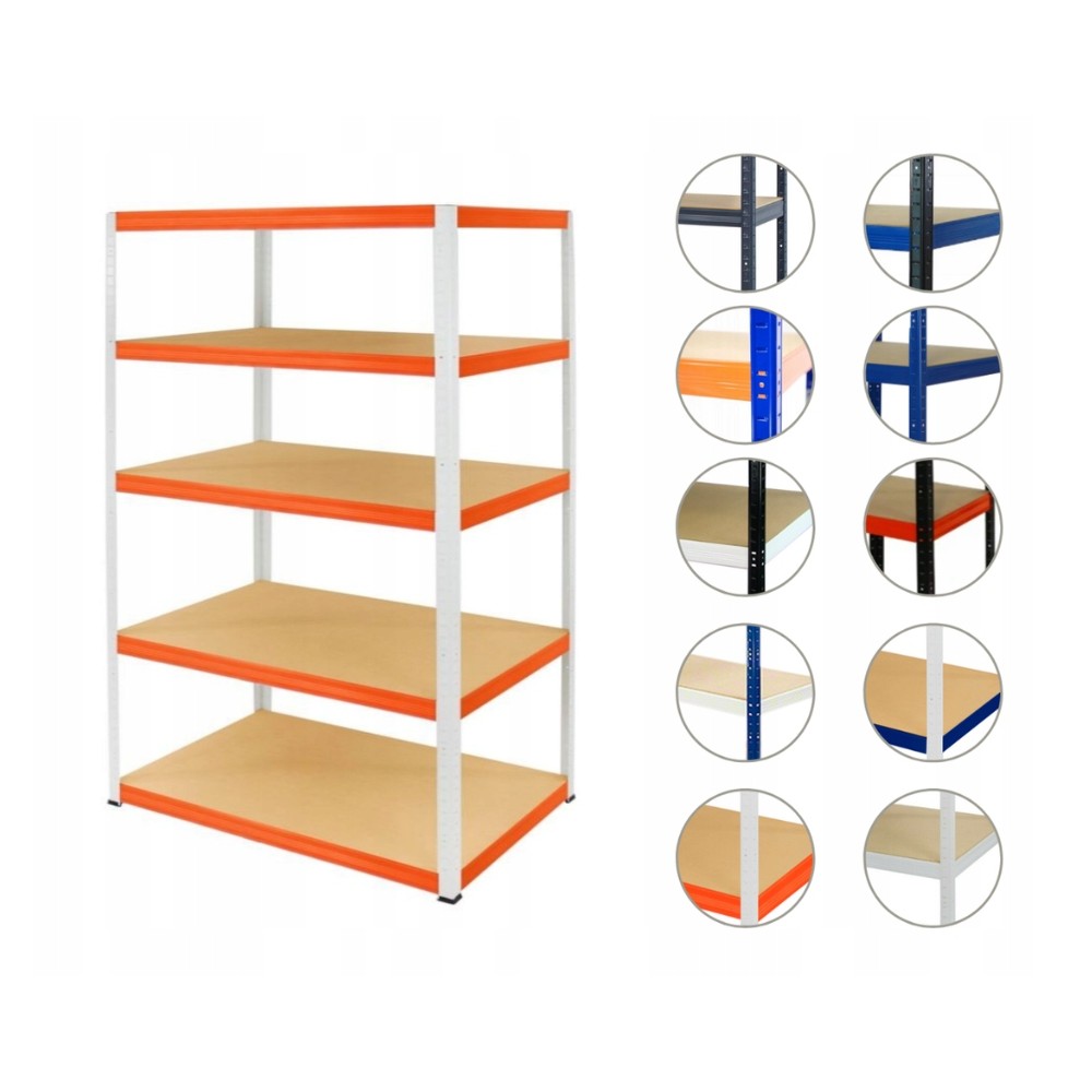 Regał metalowy HELIOS HWO 196x180x40 5x275kg