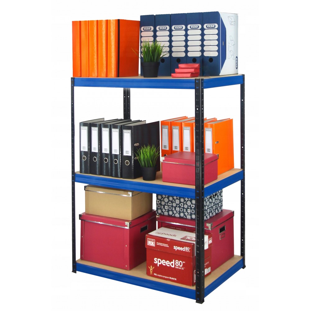 Regał metalowy regał magazynowy szpitalny HELIOS biały 106x120x30 3x400kg