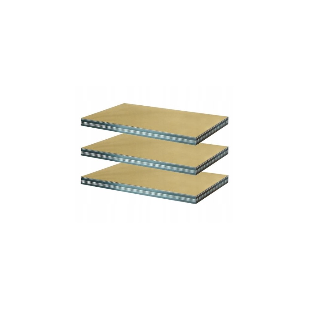 Regał metalowy regał magazynowy szpitalny HELIOS biały 106x120x30 3x400kg