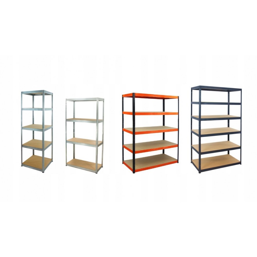 Regał metalowy regał magazynowy szpitalny HELIOS biały 106x120x30 3x400kg