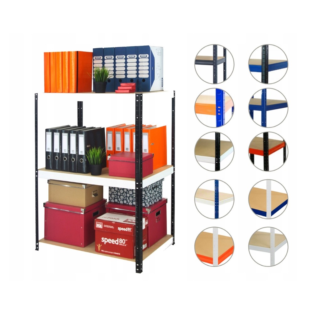 Regał metalowy HELIOS HBW 90x110x50 3x275kg