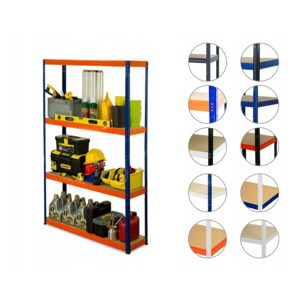 Regał metalowy HELIOS HNO 180x150x30 4x175kg