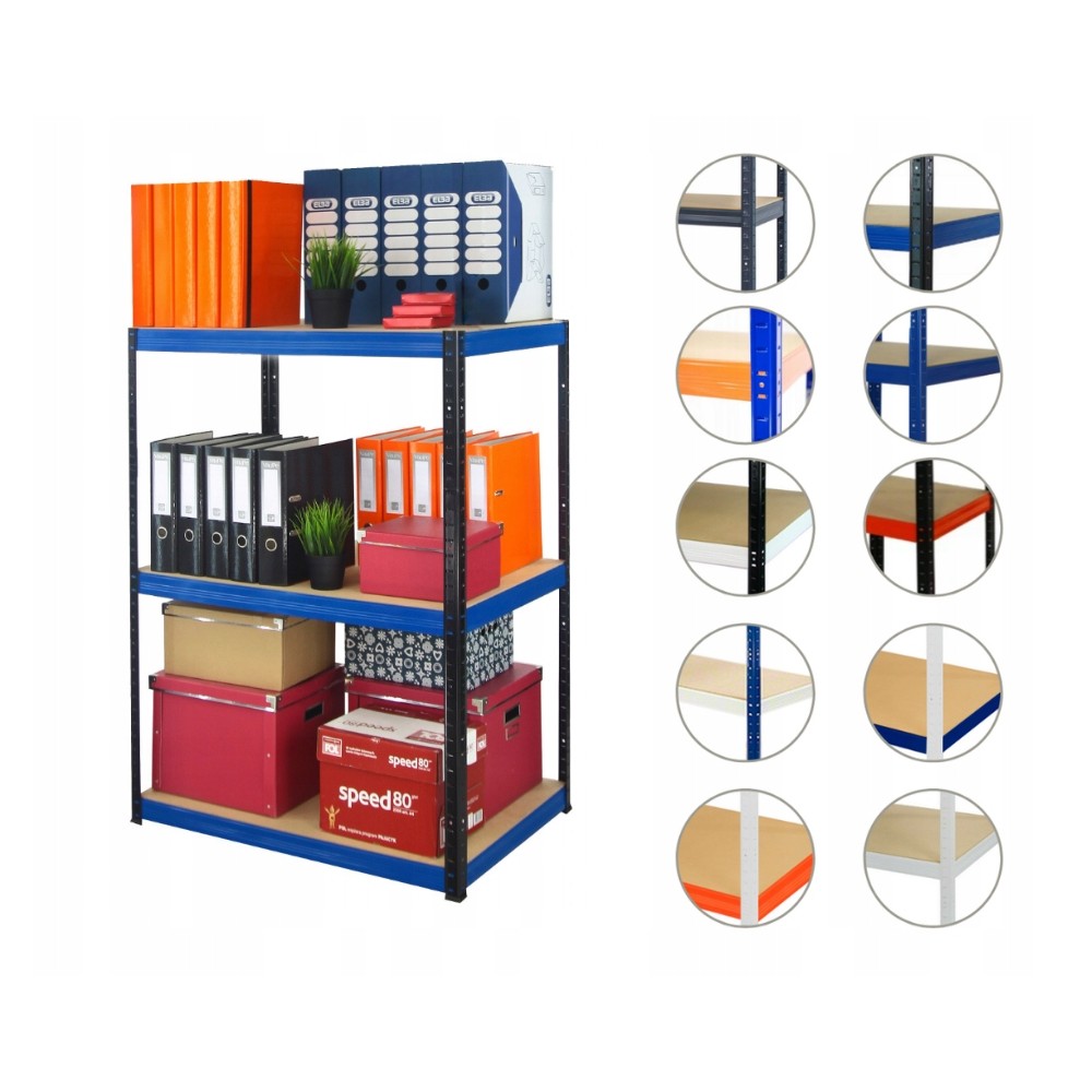 Regał metalowy HELIOS HBN 106x090x40 3x350kg