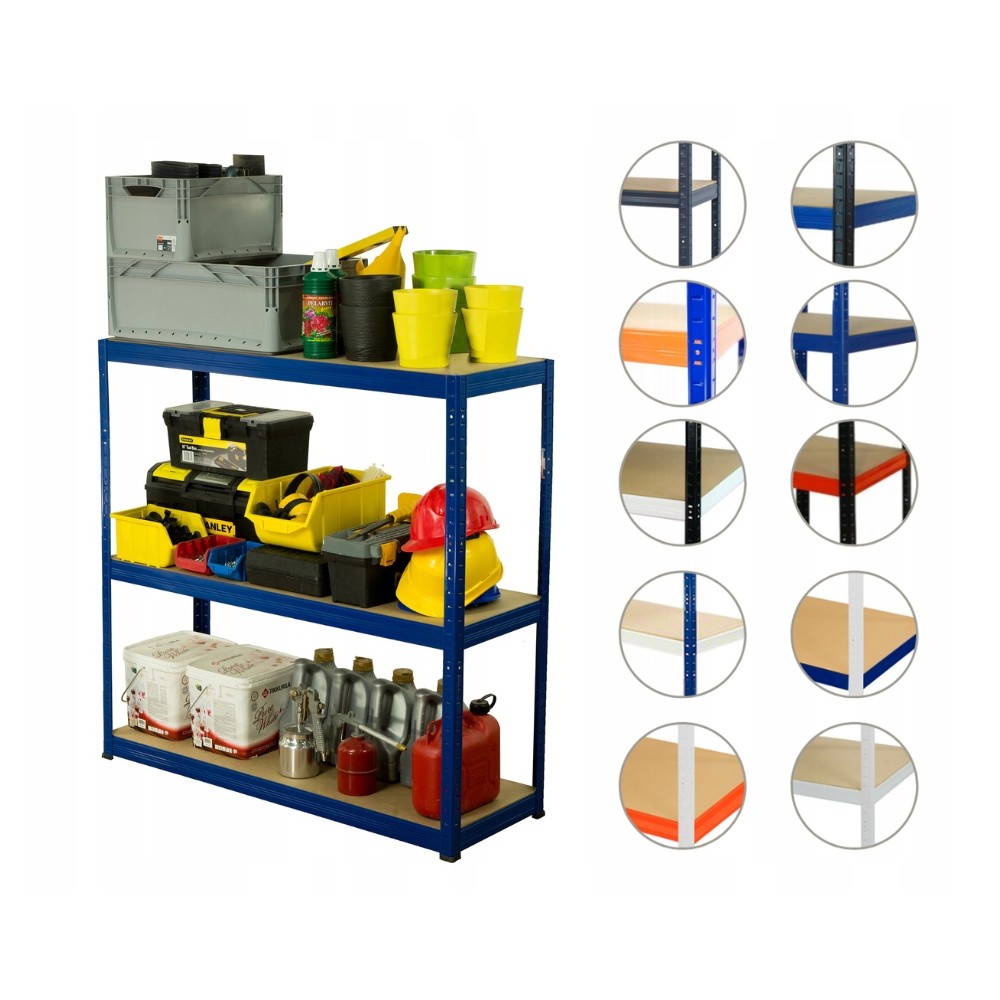 Regał metalowy HELIOS HNN 90x110x30 3x400kg