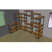 Płyta półka blat MDF regału HL HDF-6X585X485-HELIO
