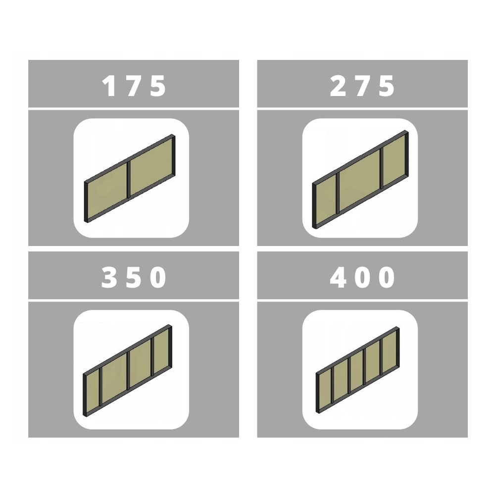 Płyta półka blat MDF regału HL HDF-6X385X285-HELIO