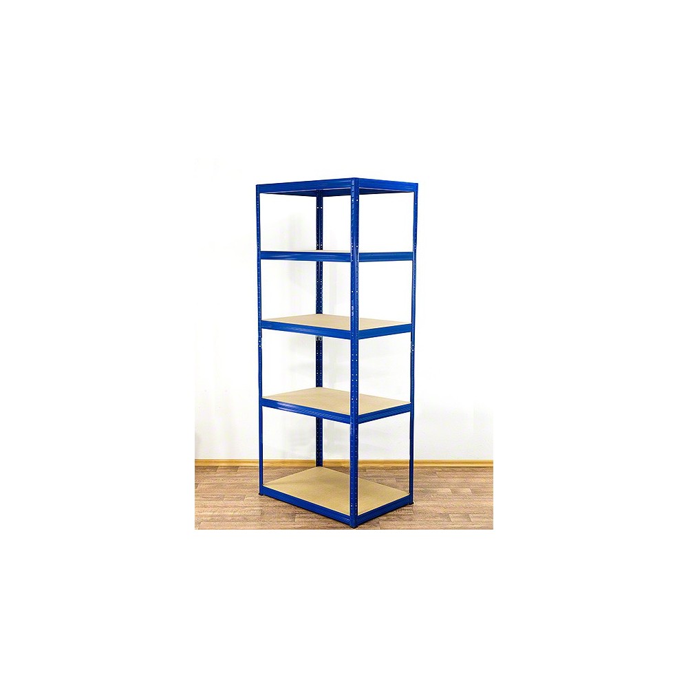 Regał Helios 213x90x50 cm 5 półek/175kg Niebiesko-Niebieski