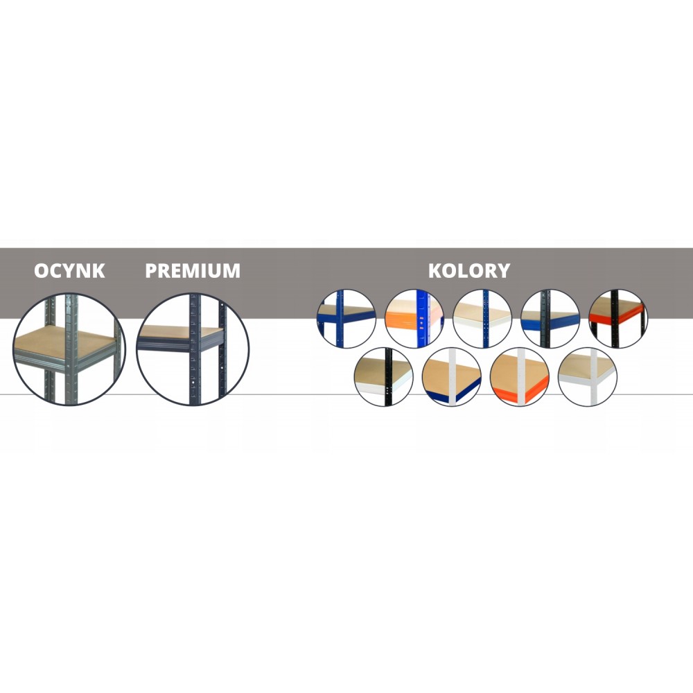 Poprzeczka półki element DIY regału HL HW_PK_500