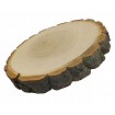 PLASTER DREWNA 30-35 cm Z KORĄ krążek drewna
