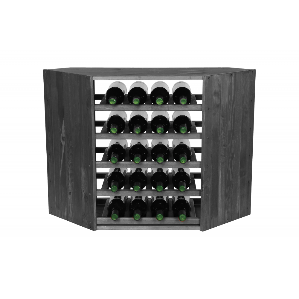 Regał na wino narożny stojak na wino szafka na butelki 20 butelek DUŻY EKO