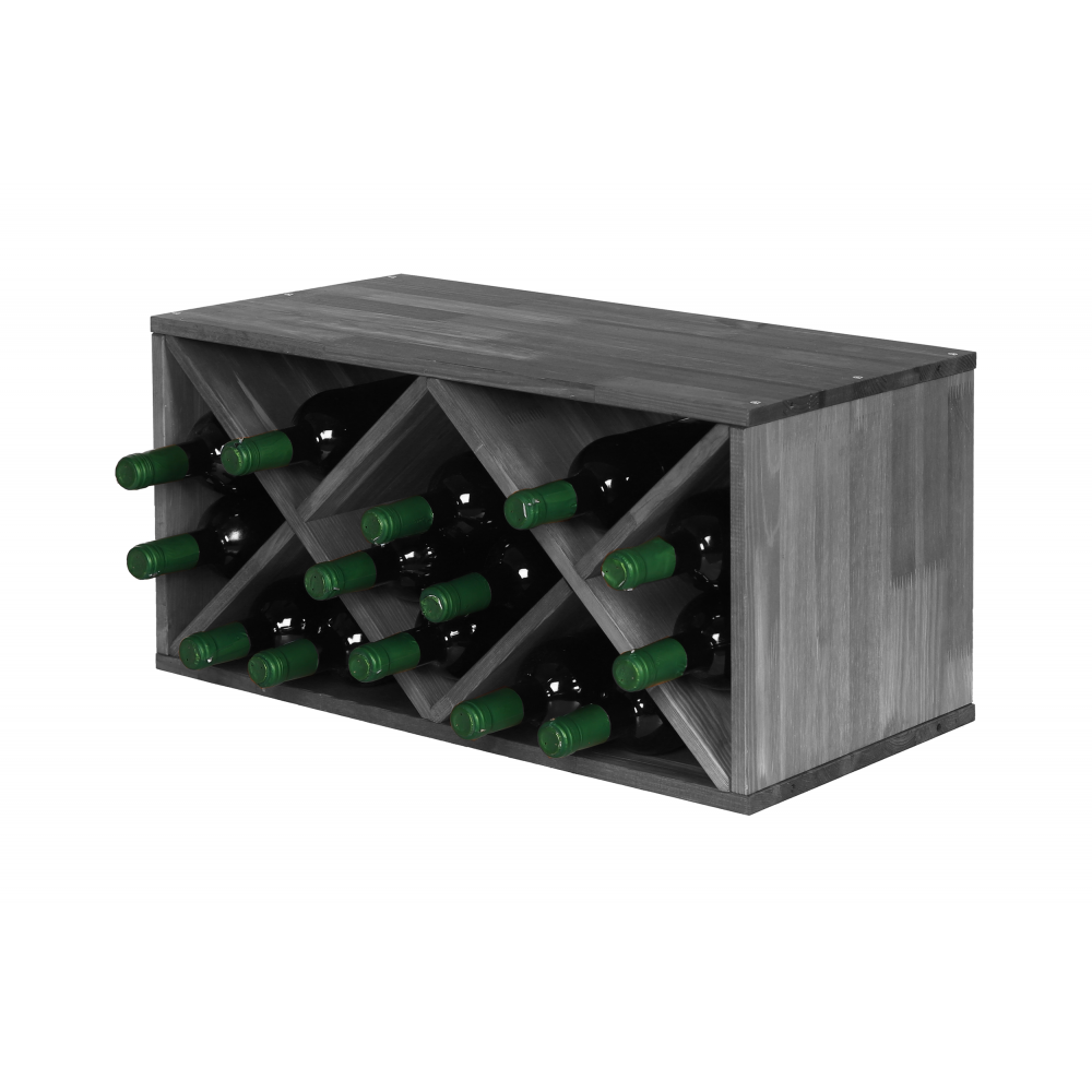 Regał na wino modułowy stojak na wino szafka na butelki 14 butelek .:.