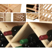 Regał na wino modułowy stojak na wino szafka na butelki 14 butelek .:.