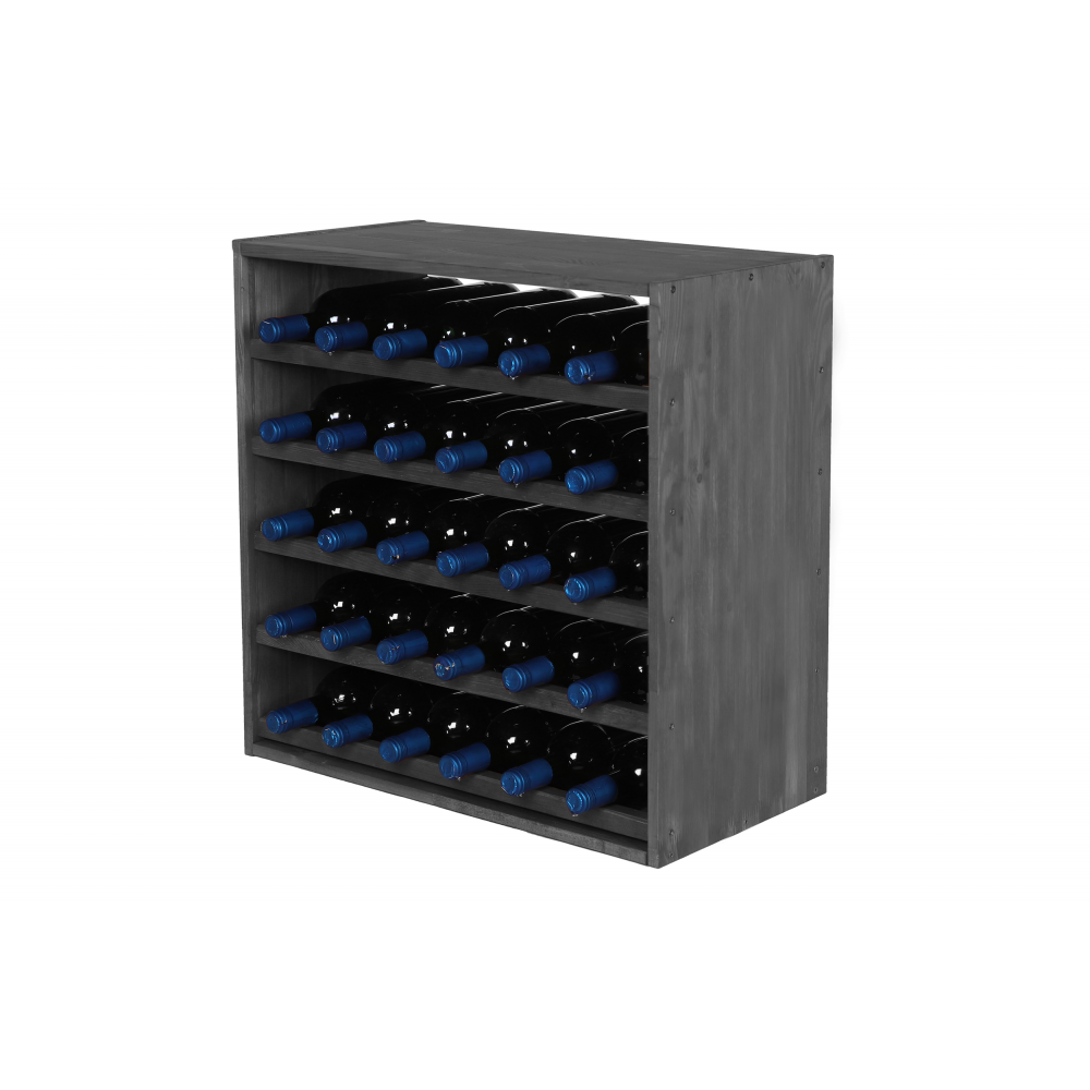 Regał na wino modułowy stojak na wino szafka na butelki 30 butelek 5 leżni