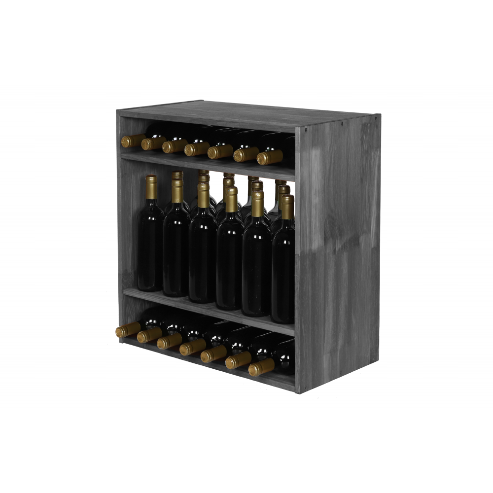 Regał na wino modułowy stojak na wino szafka na butelki 32 butelki .:.