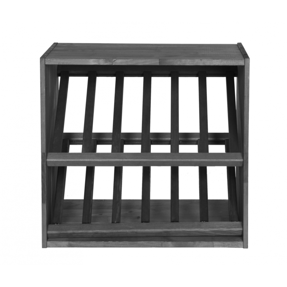 Regał na wino stojak na wino szafka na butelki 12 butelek ukośne leżnie EKO