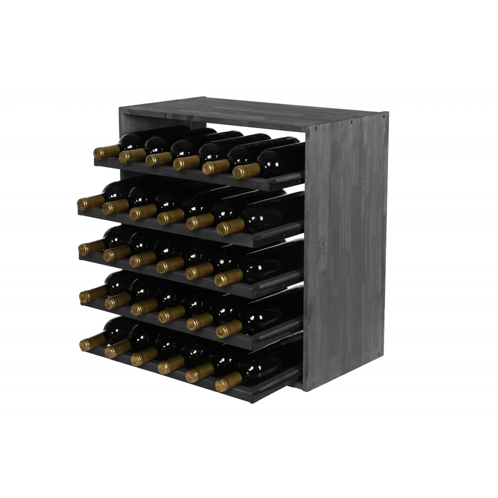 Regał na wino stojak na wino szafka na butelki 30 butelek WYSUWANE LEŻNIE