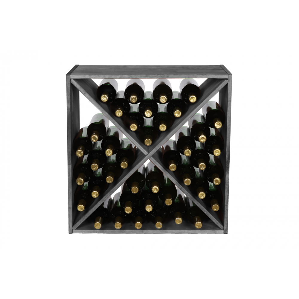 Regał na wino solidny stojak na wino szafka na butelki regał typu X POJEMNY
