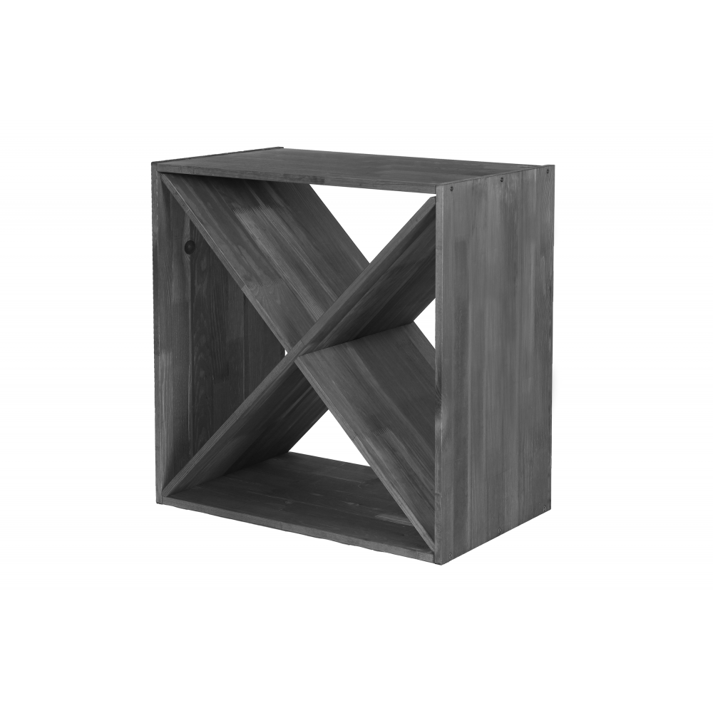 Regał na wino solidny stojak na wino szafka na butelki regał typu X POJEMNY