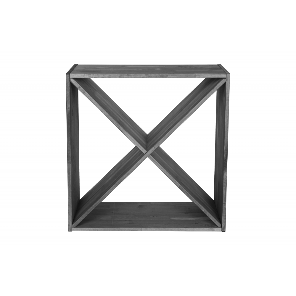 Regał na wino solidny stojak na wino szafka na butelki regał typu X POJEMNY