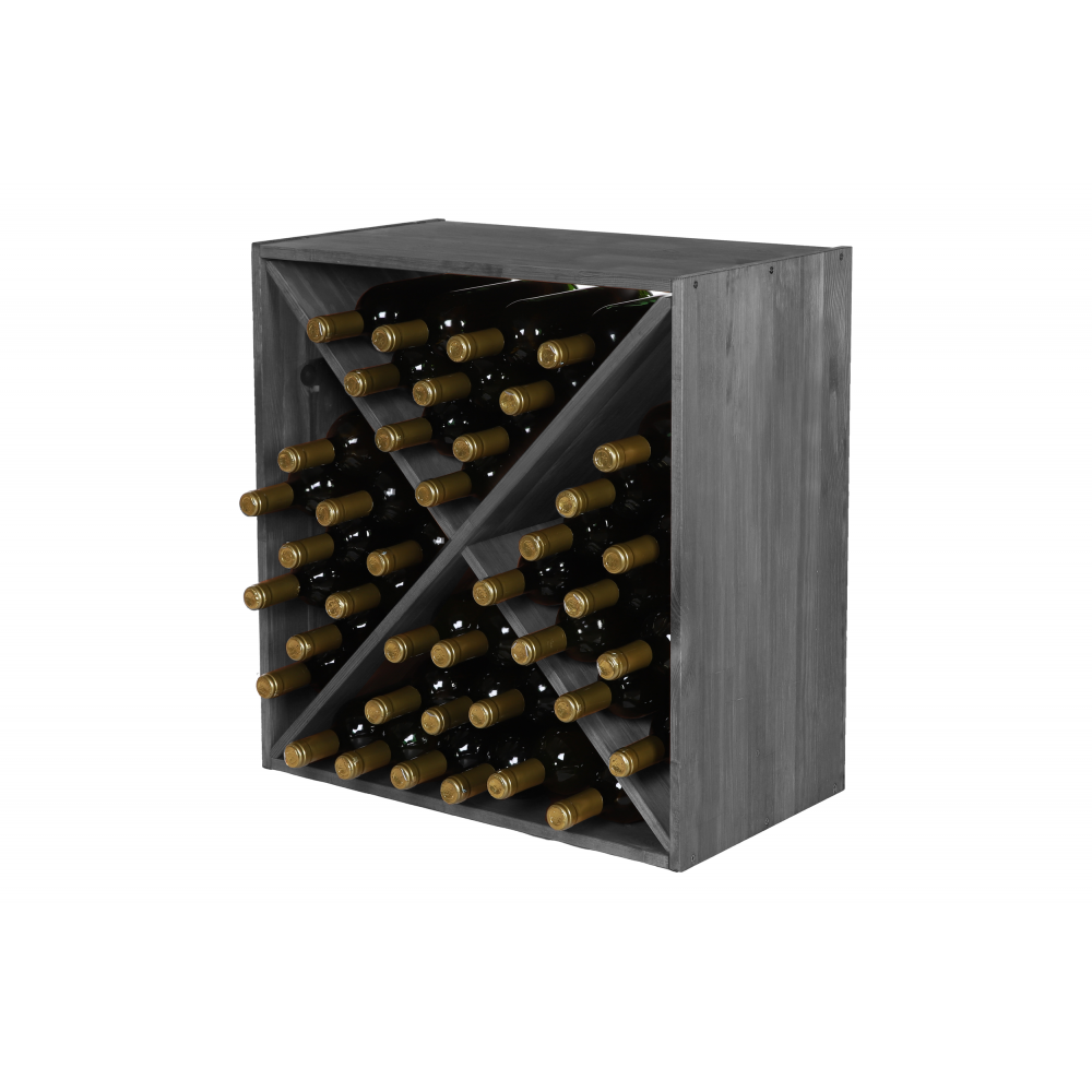 Regał na wino solidny stojak na wino szafka na butelki regał typu X POJEMNY