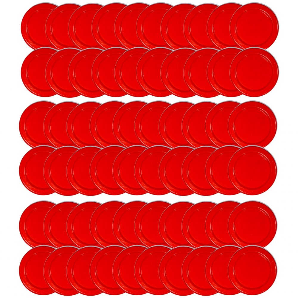 Zakrętki do słoików dekielki pokrywki nakrętki wieczka  66mm 60 szt WZÓR R