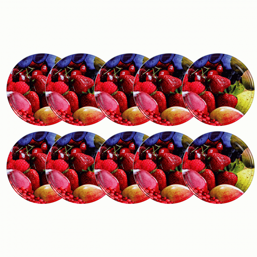 Zakrętki do słoików dekielki pokrywki nakrętki wieczka 82mm 10 szt WZÓR U