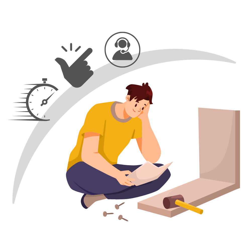 Drewniana skrzynka z 2 półkami regał szafka wisząca ścienna regał EKO DUŻA