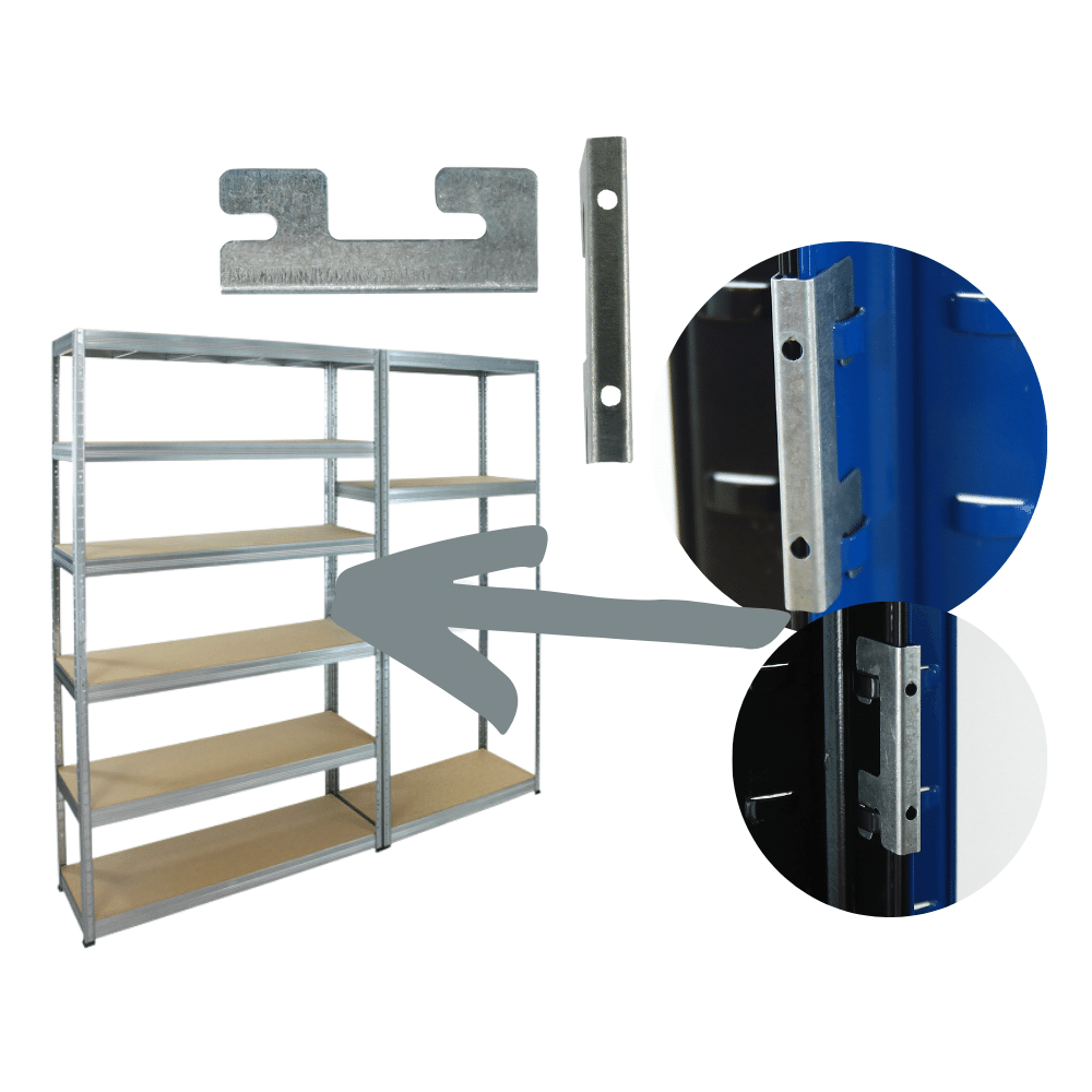 Regał metalowy ocynk HELIOS 180x100x45cm 5Px275kg .:.