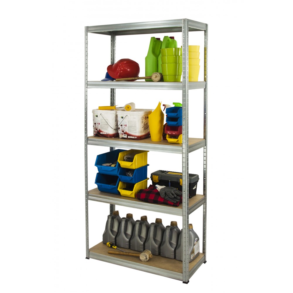 Regał metalowy ocynk HELIOS 180x120x40cm 5Px275kg .:.