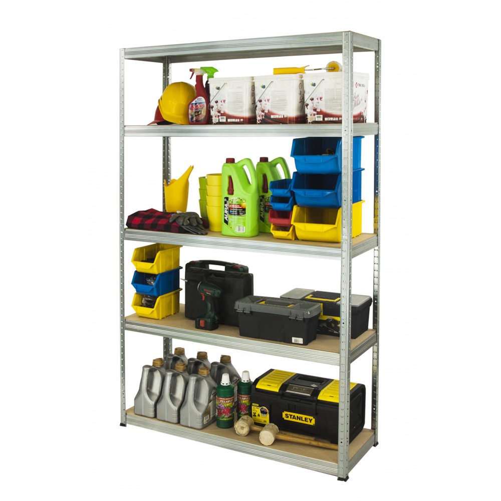 Regał metalowy ocynk HELIOS 180x150x35cm 5Px275kg .:.