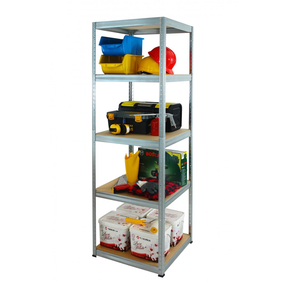 Regał metalowy ocynk HELIOS 196x30x30cm  5Px175kg .:.