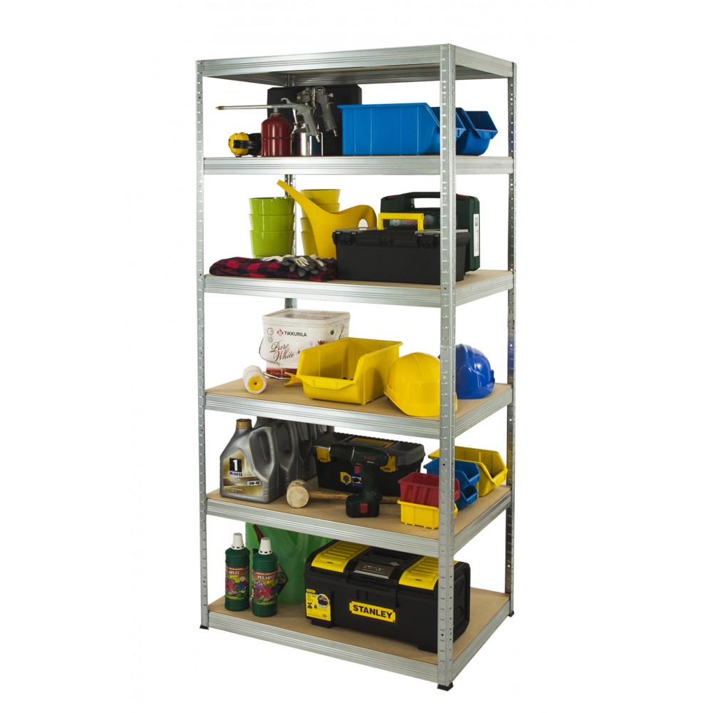 Regał metalowy ocynk HELIOS 196x90x35cm 6Px175kg .:.