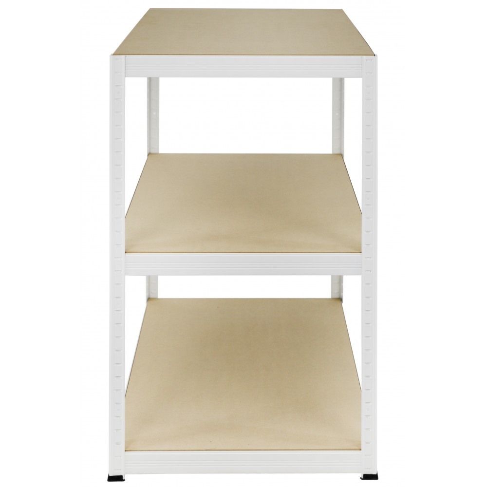 Regał metalowy biały HELIOS 90x35x35cm 3Px175kg