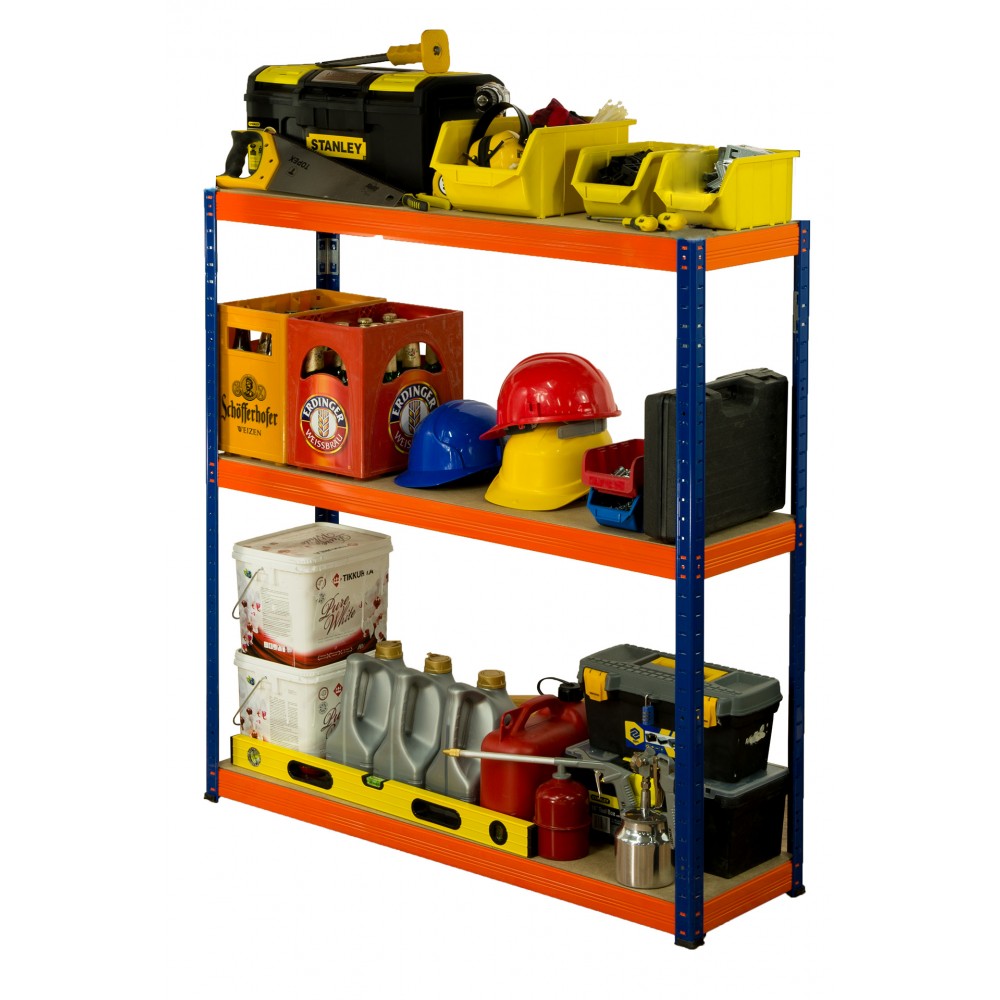 Regał metalowy HELIOS 90x120x60cm 3Px350kg